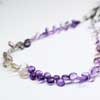 Rare Purple Amethyst Rutile Faceted Heart Drops Briolette Beads Strand Length is 4 Inches & Sizes 4mm to 7mm approx.This is a rare kind of beads. Rutile can be seen in purple amethyst. 